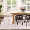 GAOMON Area Rug Vintage Floral Rug Washable Area Rugs for Living Room Non-Slip Low Pile Floor Carpet - 3 of 4