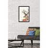 Trends International Emma Steel - Deer Framed Wall Poster Prints - 2 of 4