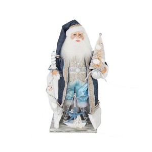 Kurt Adler KSA Kringles Nautical Santa with Lighthouse, 18.5" - 1 of 4