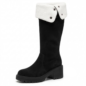 BLISSFUL STEP Faux Suede Breathable Durable Anti-Slip Boots 7