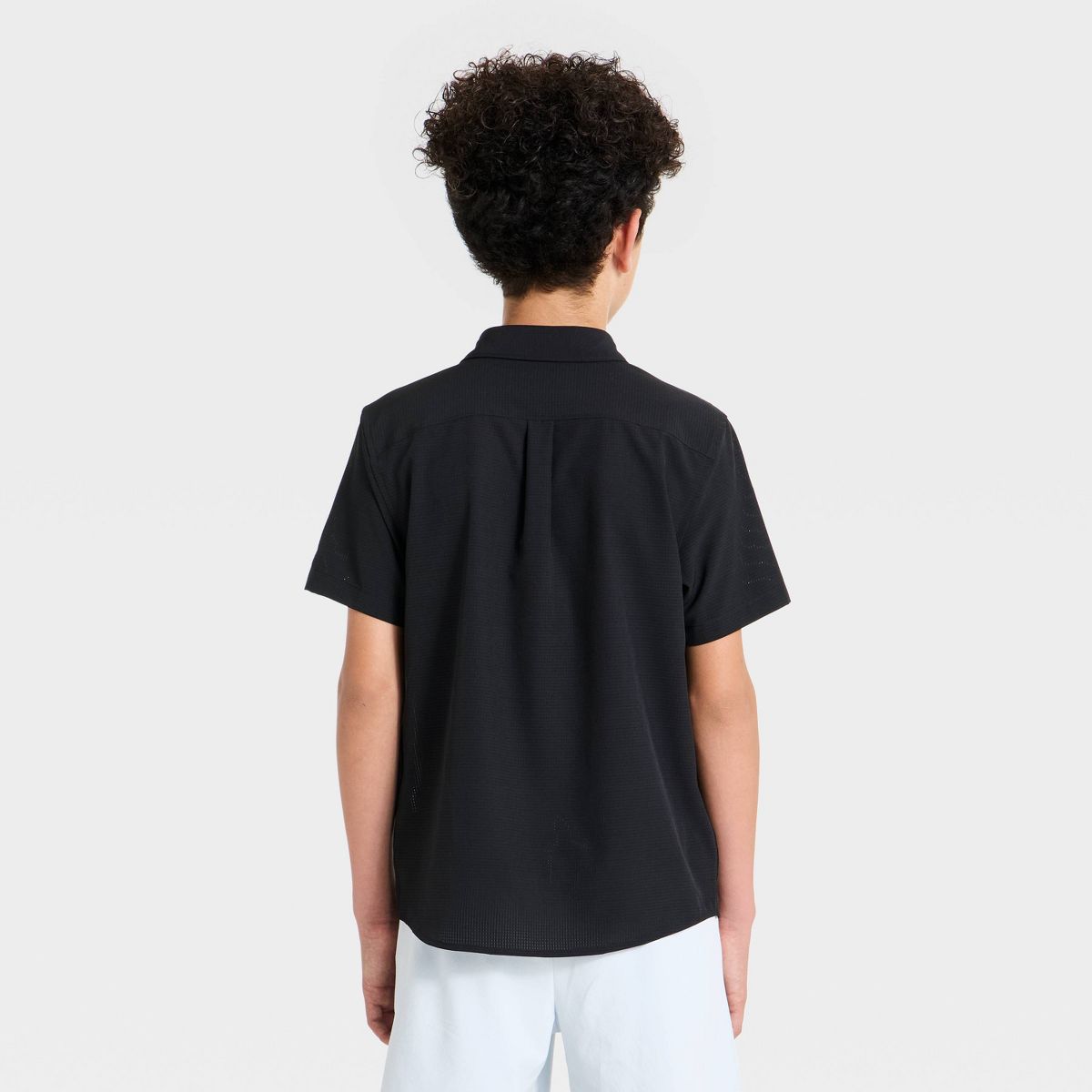 Boys' Textured Woven Shirt - All In Motion™ - thumbnail 2