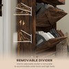 Kumasinova Shoe Cabinet with Drawer,Industrial Shoe Storage Cabinet with 2 Flip Doors and Metal Legs,Shoe Rack Organizer for Entryway,Hallway - 4 of 4