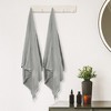 Unique Bargains Soft Absorbent Quick Dry Bath Towels 2 Pcs - 4 of 4