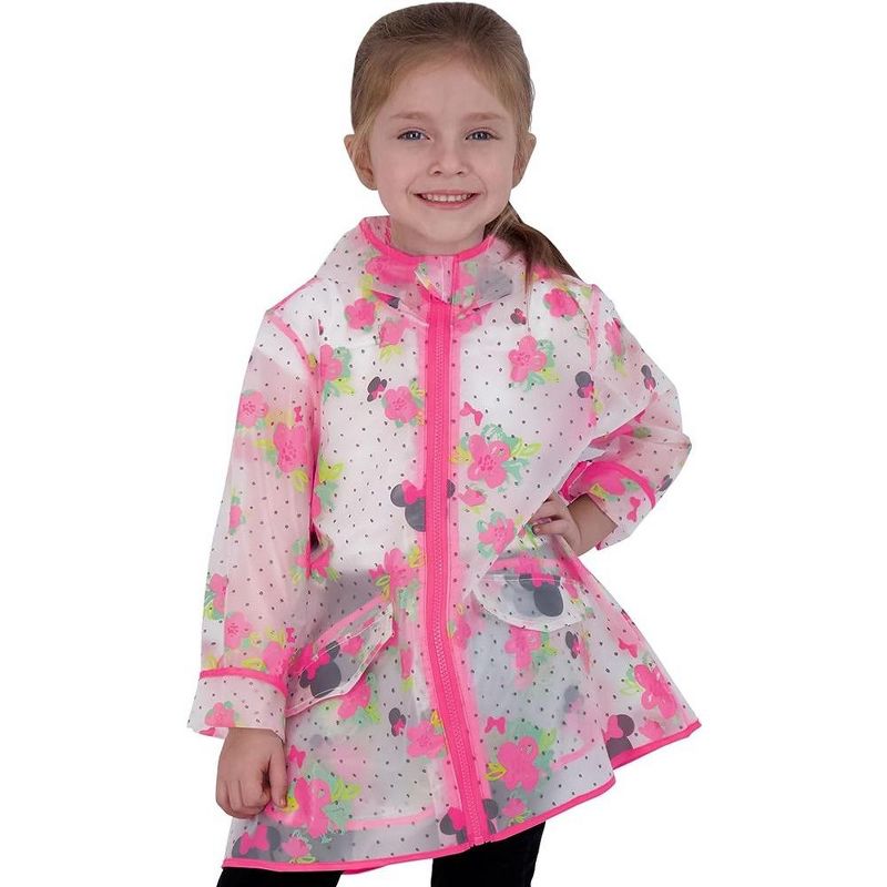 Minnie Mouse Clear Raincoat with Hood, Kids Ages 2-7, 2 of 4