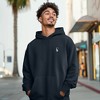 Dalix Astronaut Embroidery Relaxed Hoodie Soft Fleece Sweatshirt Fit Lounge Mens - 4 of 4