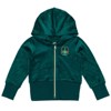 Wicked Elphaba Little Girls Velour Zip Up Hoodie and Flare Pants Outfit Set Emerald Green Elphaba 7-8 - 2 of 4
