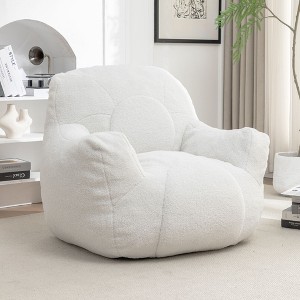 Kumasinova Bean Bag Chair with Memory Foam,Fluffy Lazy Sofa,Bean Bag Chairs for Adults,Comfy Chair for Dorm,Apartment,Living Room Furniture - 1 of 4