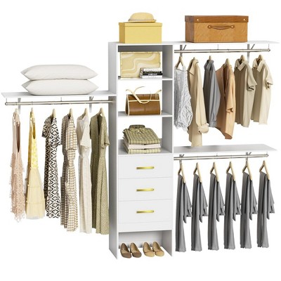 Wall Mount Adjustable Shelf  Closet System