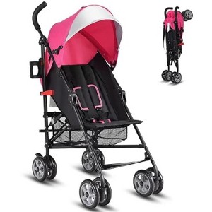 Baby Lightweight Stroller, Compact Travel Stroller for Airplane, Adjustable Backrest & Canopy - 1 of 1