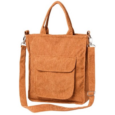 The Lakeside Collection Corduroy Tote - Tan
