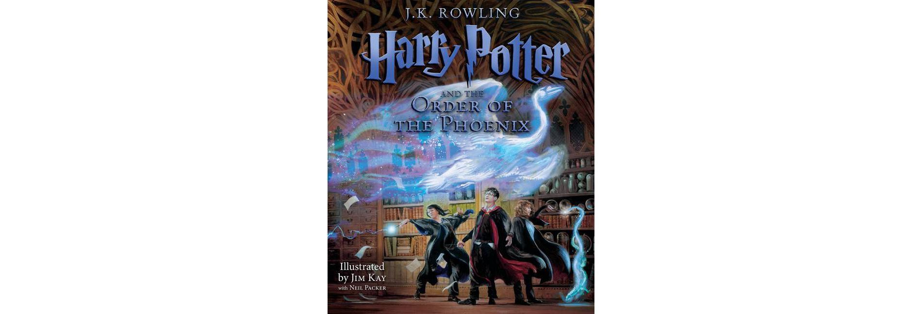 Harry Potter and the Order of the Phoenix: The Illustrated Edition (Harry Potter, Book 5) (Illustrated Edition) - by  J K Rowling (Hardcover)