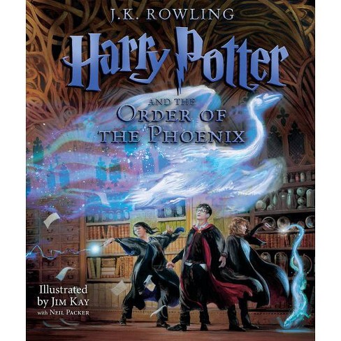 Harry Potter and the Order of the Phoenix: The Illustrated Edition (Harry Potter, Book 5) (Illustrated Edition) - by  J K Rowling (Hardcover) - image 1 of 1