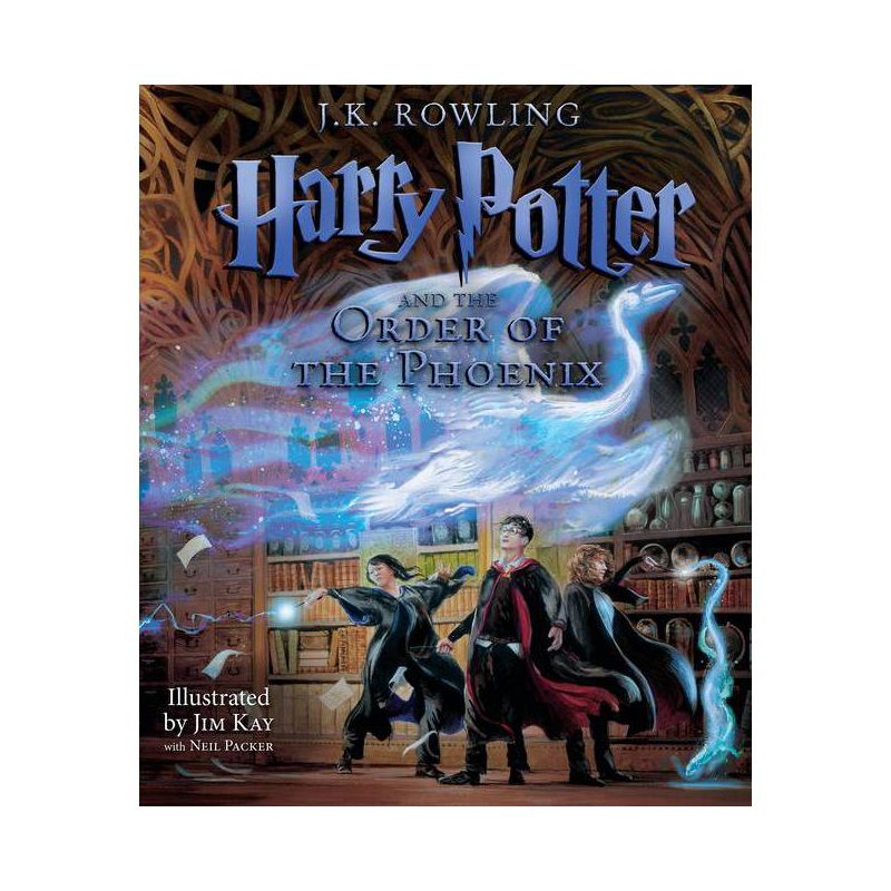 Harry Potter and the Order of the Phoenix: The Illustrated Edition (Harry Potter, Book 5) (Illustrated Edition) - by  J K Rowling (Hardcover), 1 of 4