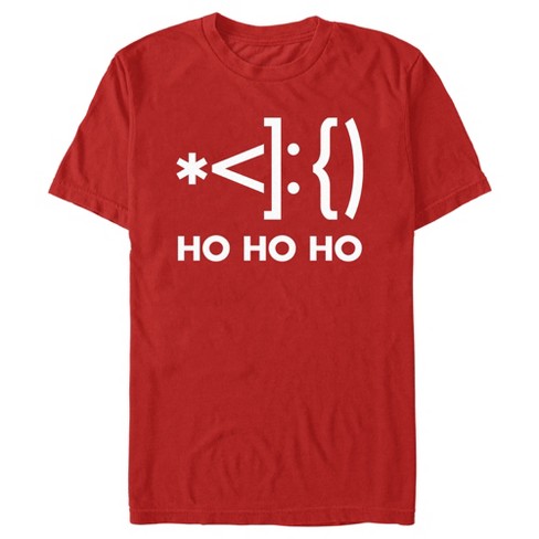 Men's Lost Gods Emoticon Santa T-shirt : Target