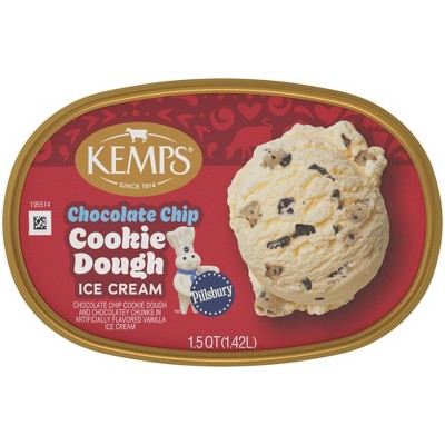 Kemps Chocolate Chip Cookie Dough Ice Cream - 48 fl oz