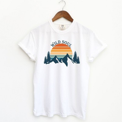 Simply Sage Market Women's Wild Soul Colorful Short Sleeve Garment Dyed Tee