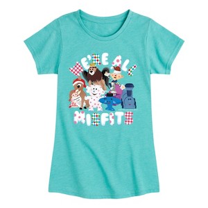 Girls' - Rudolph - Misfits Fitted Short Sleeve Graphic T-Shirt - 1 of 4
