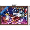 Trends International One Piece: Wano Country - Fighting Trio Framed Wall Poster Prints - 3 of 4