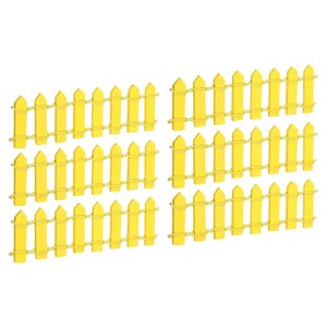 Unique Bargains Decorative Miniature Garden DIY Mini Ornament Picket Fence - 1 of 4
