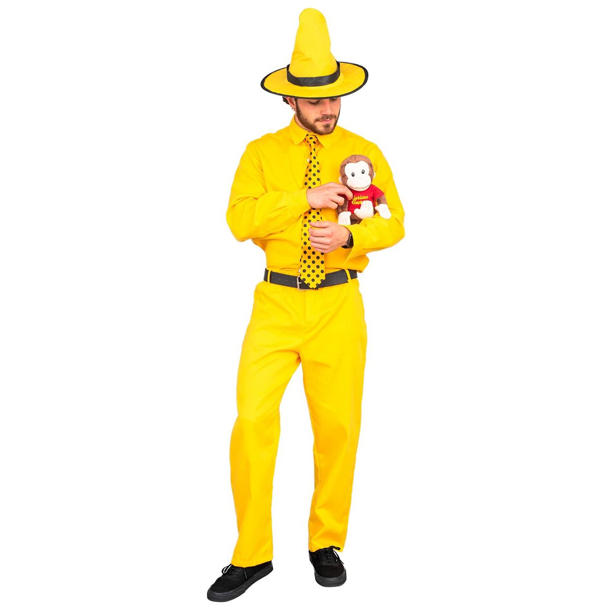Costume Agent Man in The Yellow Hat Deluxe Costume Set - thumbnail 3