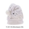 Unique Bargains Christmas Hat Gold-stamped Stars Christmas Hat Polyester Non-woven Fabric 11.81"x16.93" 1 Pc - 3 of 4