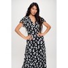 WEST K Women's Elizabeth Tiered Ruffle Sleeve Smocked-Back Maxi - image 3 of 4