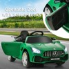 Infans 12V Kids Ride On Car Licensed Mercedes Benz AMG GTR w/Remote Control & MP3 Green - 4 of 4