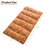 Floral Floor Mattress Japanese Style Floral Print Futon Mattress, Portable Floor Bed Mattress Roll Up Mattress for Camping RV Travel Guest Room - 2 of 4