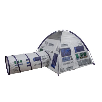 Pacific Play Tents Command Center Tent + Tunnel Combo