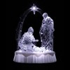 Northlight LED Lighted Musical Icy Crystal Nativity Scene Christmas Decoration - 7" - 3 of 4