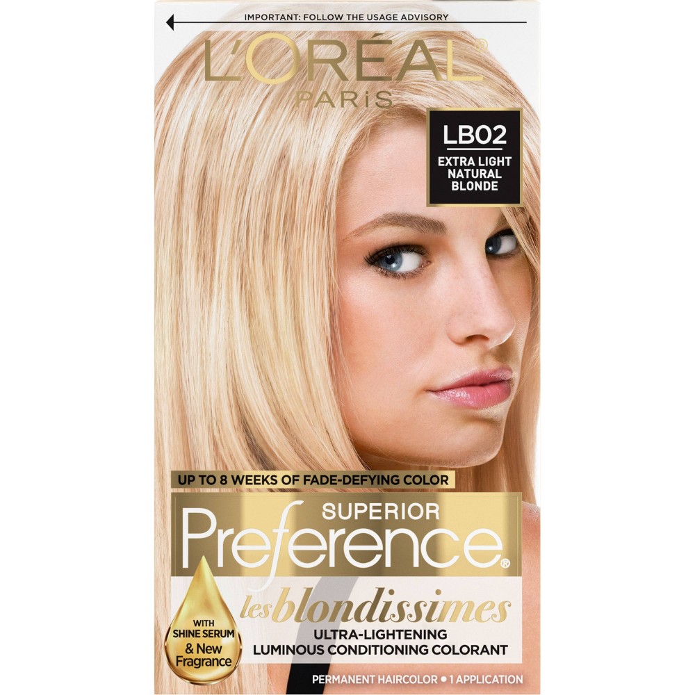 Photos - Hair Dye LOreal L'Oreal Paris Superior Preference Les Blondissimes Ultra Lightening Color 