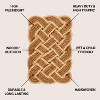 JONATHAN Y Maeve Classic Coastal Scalloped Basketweave Coir Indoor/Outdoor DoorMat - 2 of 4