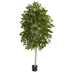 Nearly Natural 6’ Birch Artificial Tree - 1 of 1