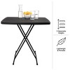 Hasting Home Adjustable Folding Table - Lightweight Portable Folding Desk - 3 of 4