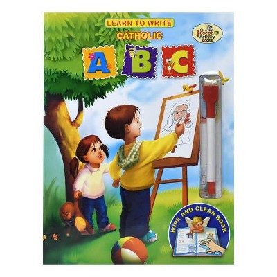 Learn to Write Catholic ABC - (St. Joseph Activity Books) by  Catholic Book Publishing Corp (Mixed Media Product)