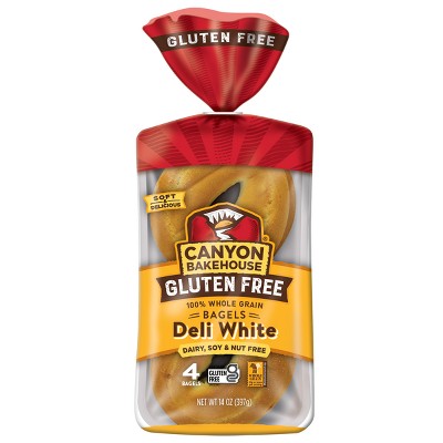 Canyon Bakehouse Gluten Free White Bagels - 14oz/4ct