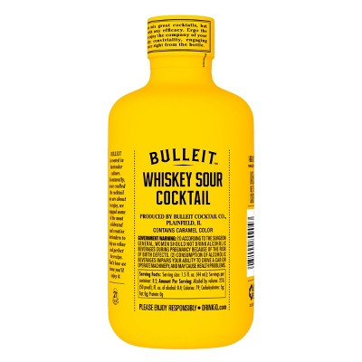 Bulleit Whiskey Sour Ready to Serve Cocktail Distilled Spirits - 375ml Bottle