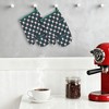 REGALWOVEN Soft Floral Oven Mitts, Heat-Resistant Cooking Gloves, Thick Cotton Lining, Gripping for Baking, Kitchen Mitts Set of 2 - 3 of 4