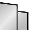 Kate & Laurel All Things Decor 32"x25" Dietrich Wall Mirror Black - 2 of 4