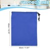 Unique Bargains Tear-Resistant Polyester Traveling Laundry Bag with Drawstring 2 Pcs - 2 of 4
