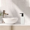 Unique Bargains Classic Vertical Lines Soap Pump Dispenser for Bathroom 350ml 1 Pc - 2 of 4