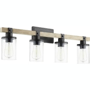 Quorum Lighting Alpine 4-Light Noir/Driftwood Ceiling Fan - 1 of 1