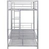 DOMETOUR METAL BUNK BED WITH TRUNDLE  SILVER - 4 of 4