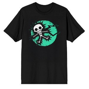 Teen Titans Go Shocked on Black Short Sleeve Adult T-Shirt - 1 of 3