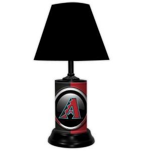 MLB 18-inch Desk/Table Lamp with Shade, with Team Logo, Arizona Diamondbacks - 1 of 1