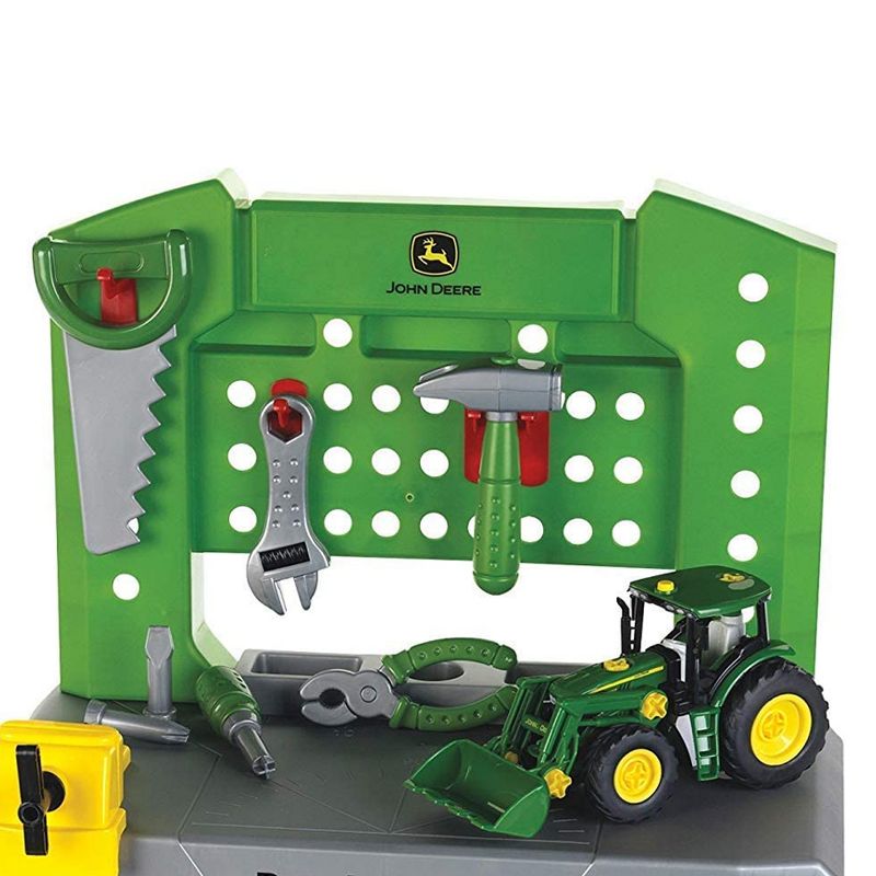 Theo Klein John Deere Premium Realistic Creative Imaginative Play Kids Toy Repair Station with Extra Tools and Accessories for Ages 3 and Up, 3 of 6