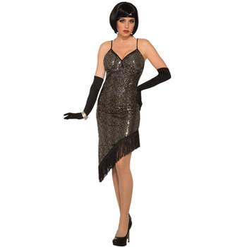 Forum Novelties Twilight Black Sequin Flapper Women's Costume
