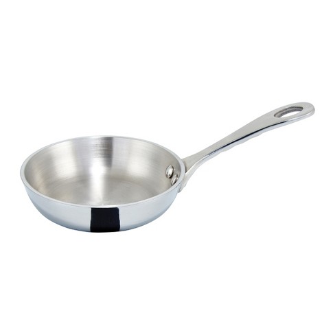 Winco Induction Fry Pan, Aluminum, Stainless Steel Bottom - 10 dia