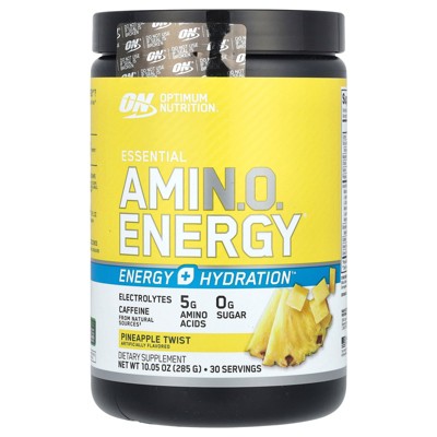 Optimum Nutrition Essential Amin.O. Energy®, Pineapple Twist, 10.05 oz (285 g)