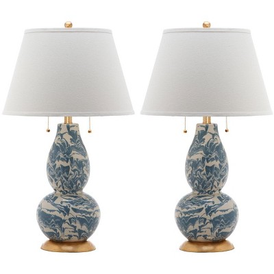Color Swirls Glass Table Lamp - 28 Inch Height - LIT4159 - Safavieh